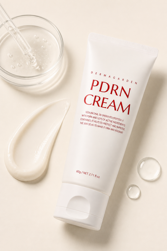 PDRN Cream – textur och applicering