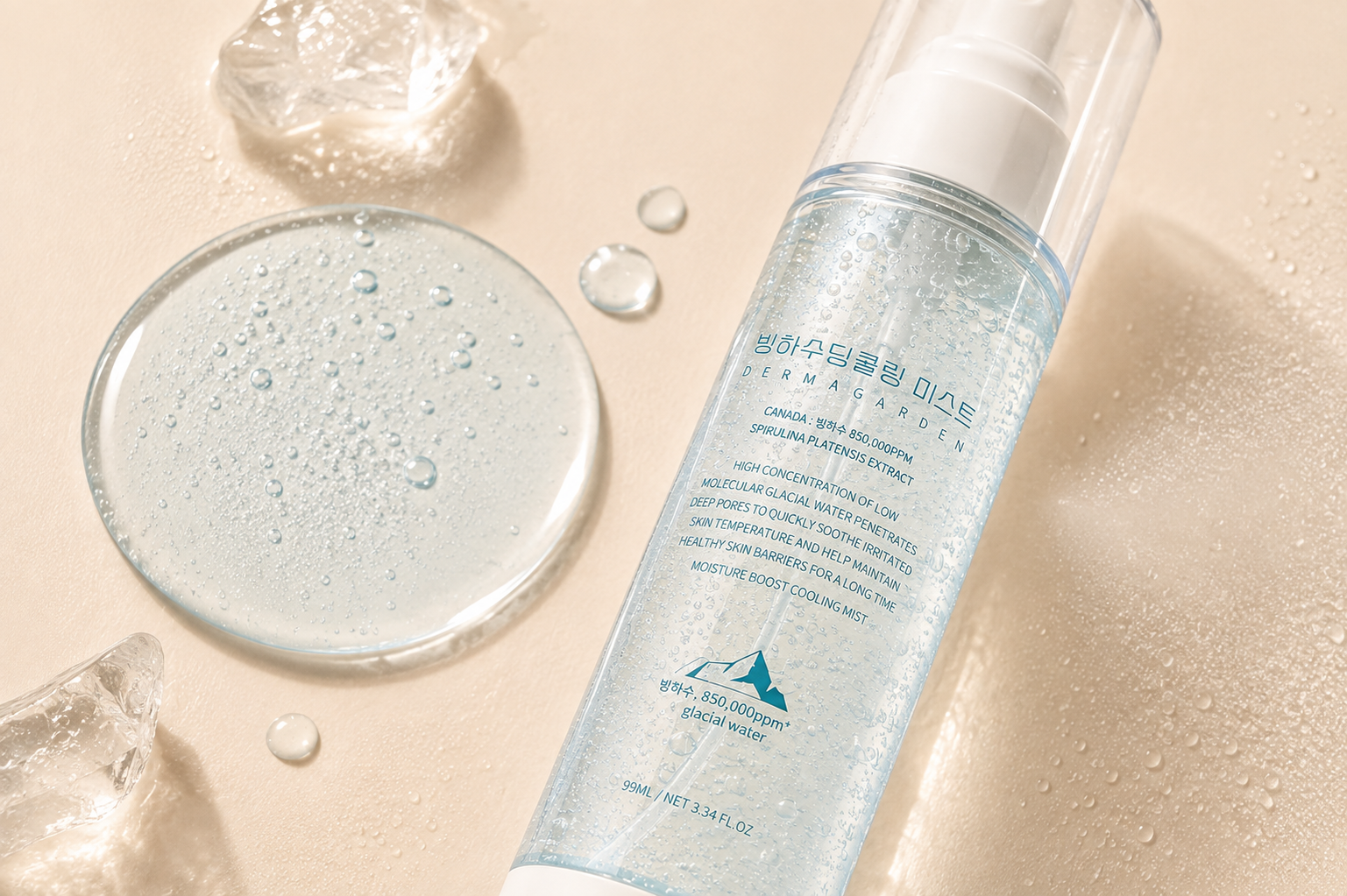Bingha Soothing Mist – textur och applicering